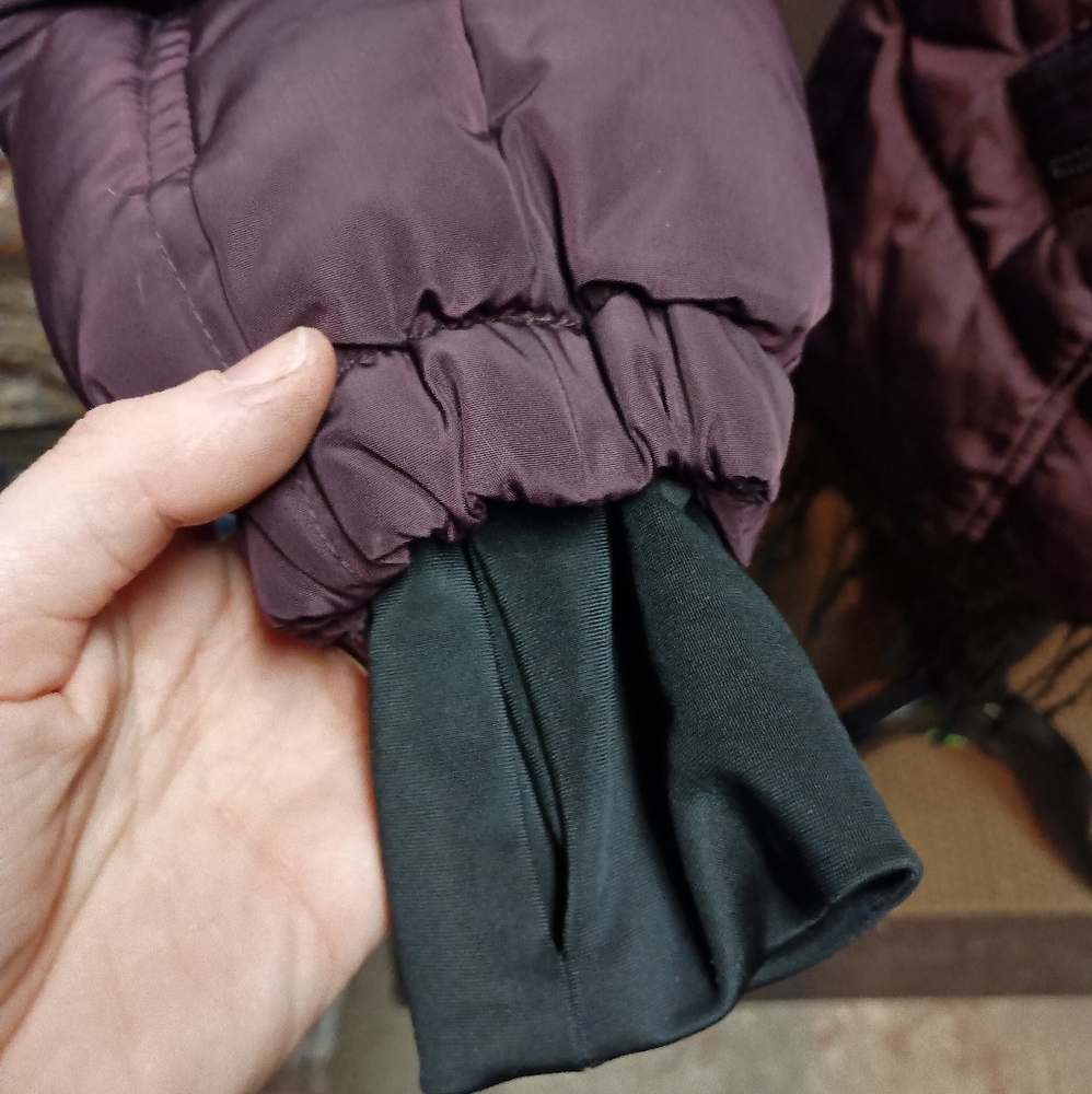 Madden‎ Girl Purple Puffer Coat With Fur Hood - Picture 3 of 11